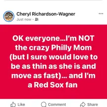 Cheryl Richardson-Wagner was forced to deny being the 