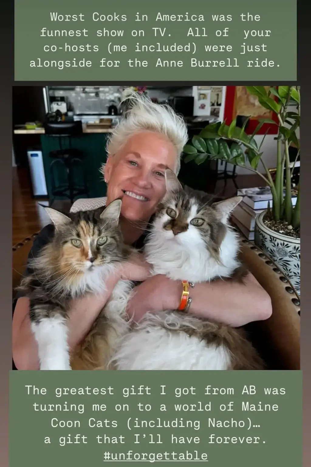 Bobby Flay paid tribute to Anne Burrell. Credit: Instagram / Bobby Flay