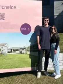The couple were clearly delighted with their purchase. Credit: Facebook