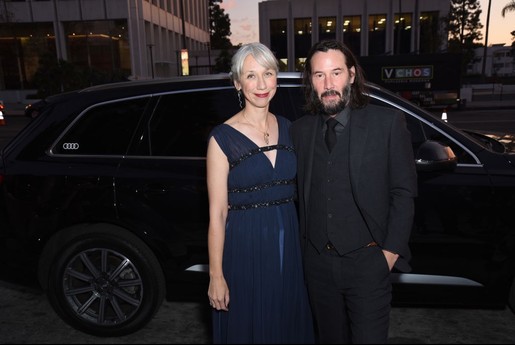 LOS ANGELES, CALIFORNIA - NOVEMBER 02: Alexandra Grant and Keanu Reeves attend the 2019 LACMA Art + Film Gala Presented By Gucci at LACMA on November 02, 2019 in Los Angeles, California. (Photo by Presley Ann/Getty Images for Audi)