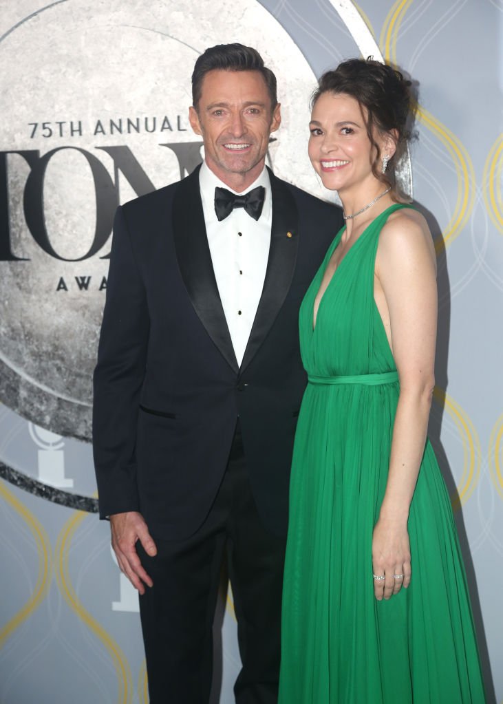 Hugh Jackman and Sutton Foster. Credit: Bruce Glikas / Getty