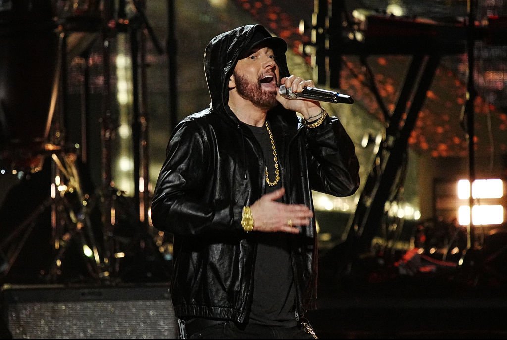 Eminem dedicated his latest music video to his daughter. Credit: Jeff Kravitz/FilmMagic/Getty