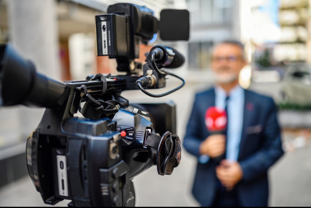 Live news reporting can be a tricky business. Credit: bluecinema/Getty