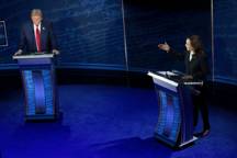 Kamala Harris and Donald Trump 