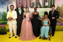 Jonathan Bailey, Jeff Goldblum, Ariana Grande, Cynthia Erivo, Marissa Bode and Ethan Slater 