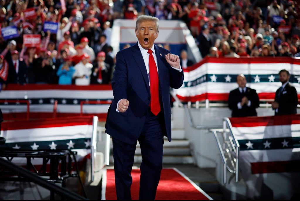 Trump beat Harris to become the 47th President of the United States. Credit: Chip Somodevilla/Getty