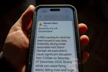 The emergency alert has been used in real-life before. Credit: Getty/Anna Barclay