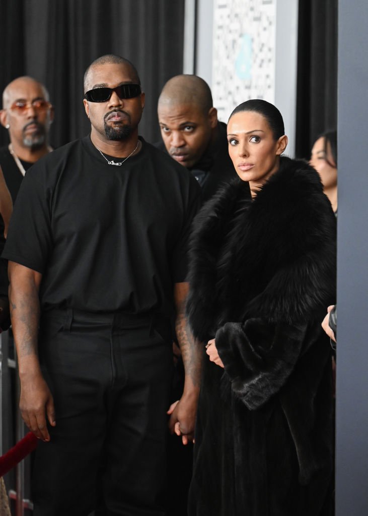 Kanye West and Bianca Censori arrived at the 2025 Grammys. Credit: Gilbert Flores / Getty