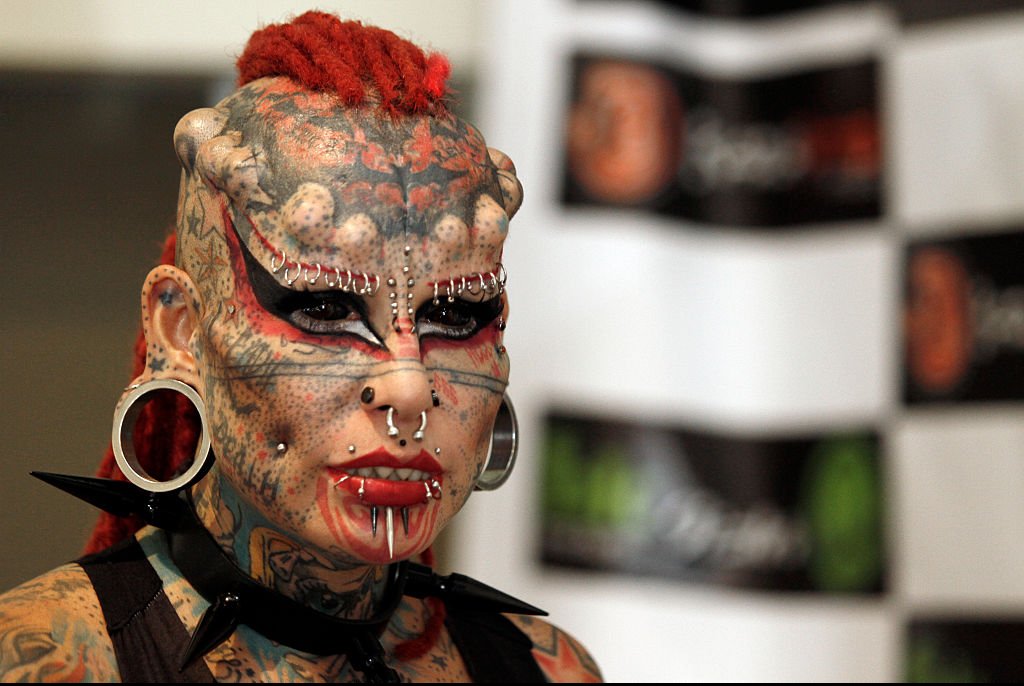 She has spent a lifetime modifying her body. Credit: NurPhoto via Getty Images