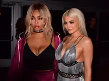NEW YORK, NY - SEPTEMBER 10: Jordyn Woods and Kylie Jenner attend the Alexander Wang show during New York Fashion Week at Pier 94 on September 10, 2016 in New York City. (Photo by James Devaney/GC Images)