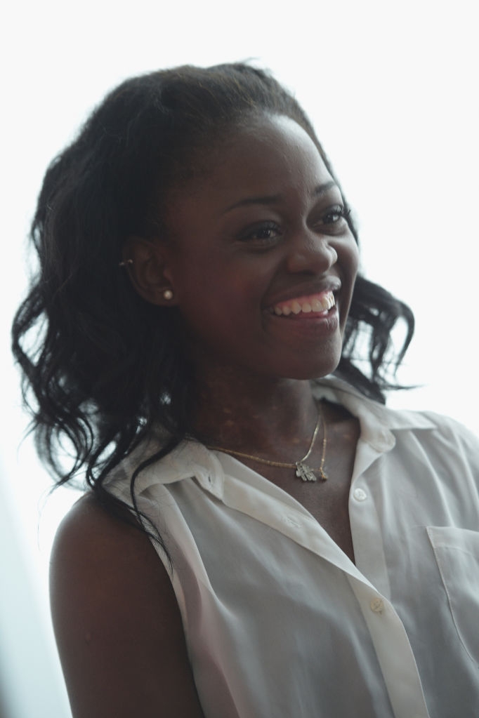 NEW YORK, NY - APRIL 26: Ballerina Michaela DePrince attends the Jockey 