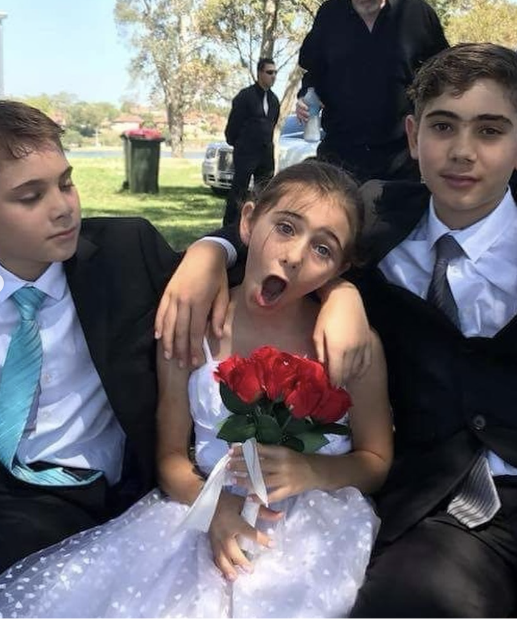 Virginia with her children. Credit: Instagram/@virginiarobertsrising11