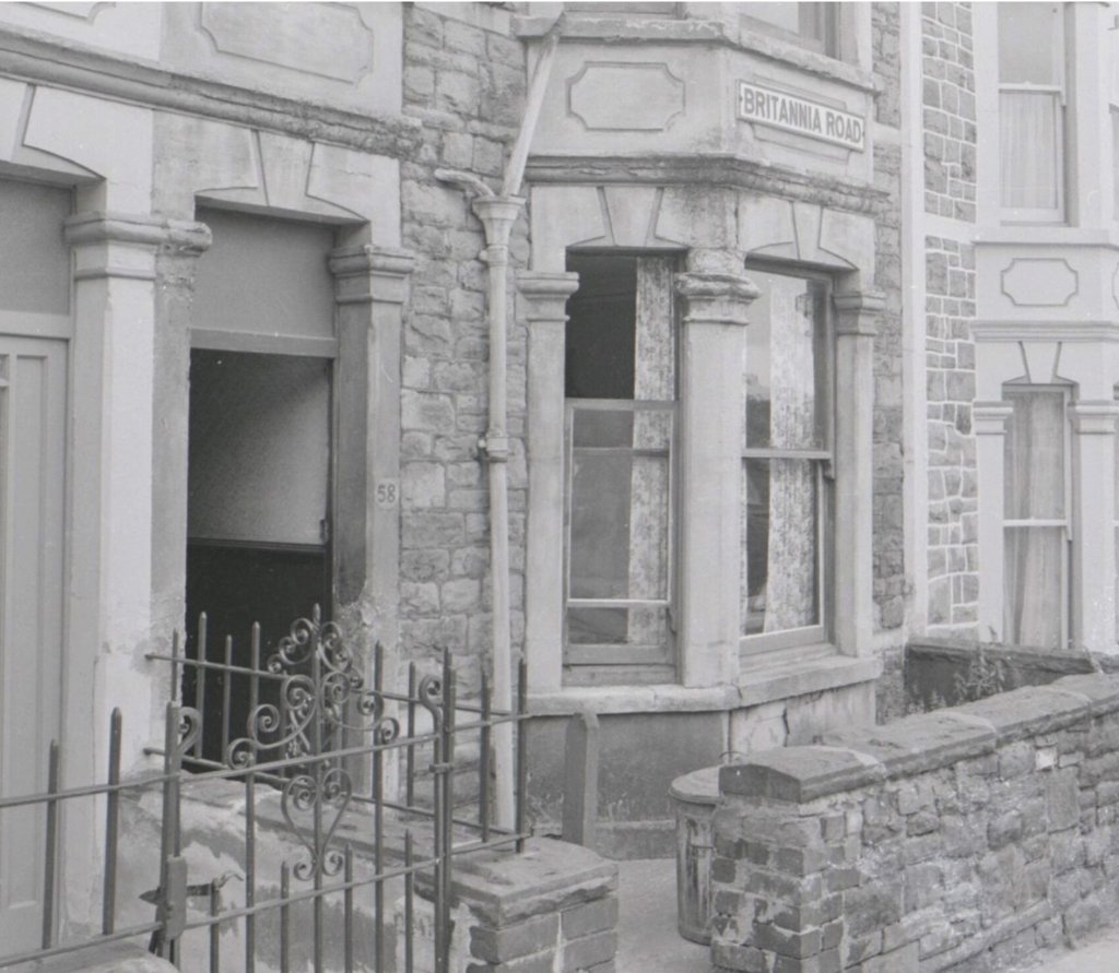 Louisa Dunne's front door. Credit:  Avon and Somerset Constabulary