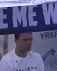 Charlie Kirk, just moments before he was fatally shot.