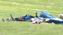 The plane crashed in Macon County. Credit: WLOS