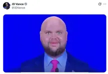JD Vance pulled a U-turn sharing the popular meme of himself. Credit: X