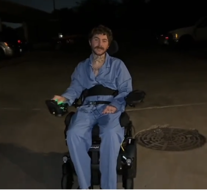 Mikey was diagnosed with the fatal disease known as ALS this year, aged just 25. Picture: MikeyStoneMusic