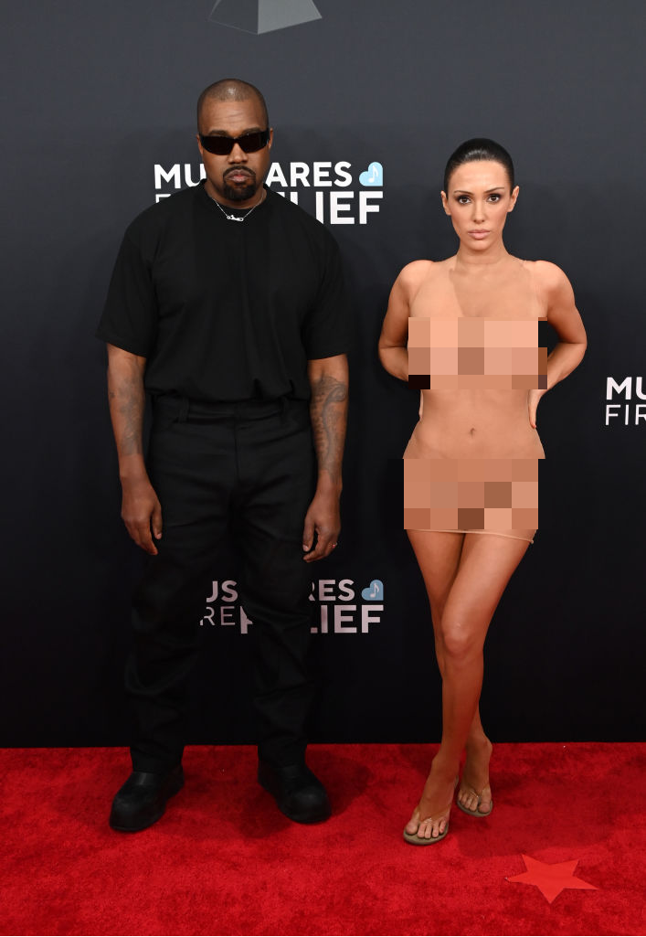 Bianca Censori stunned viewers with her outfit. Credit:  Jon Kopaloff / Getty
