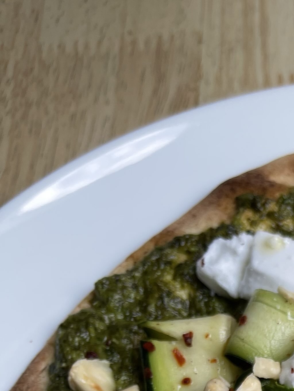 Courgette and Feta Flatbreads
