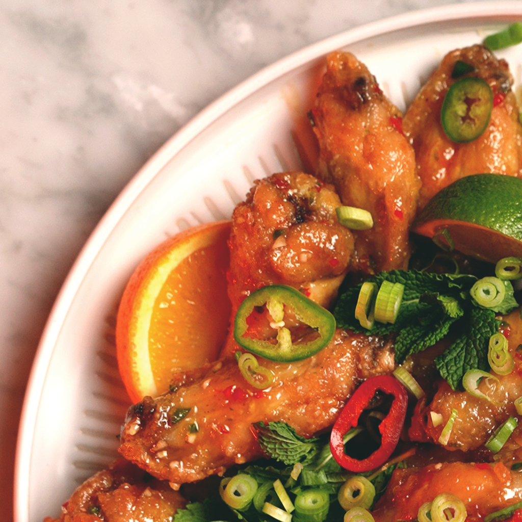 Olive Oil Maple Syrup Caramel Wings