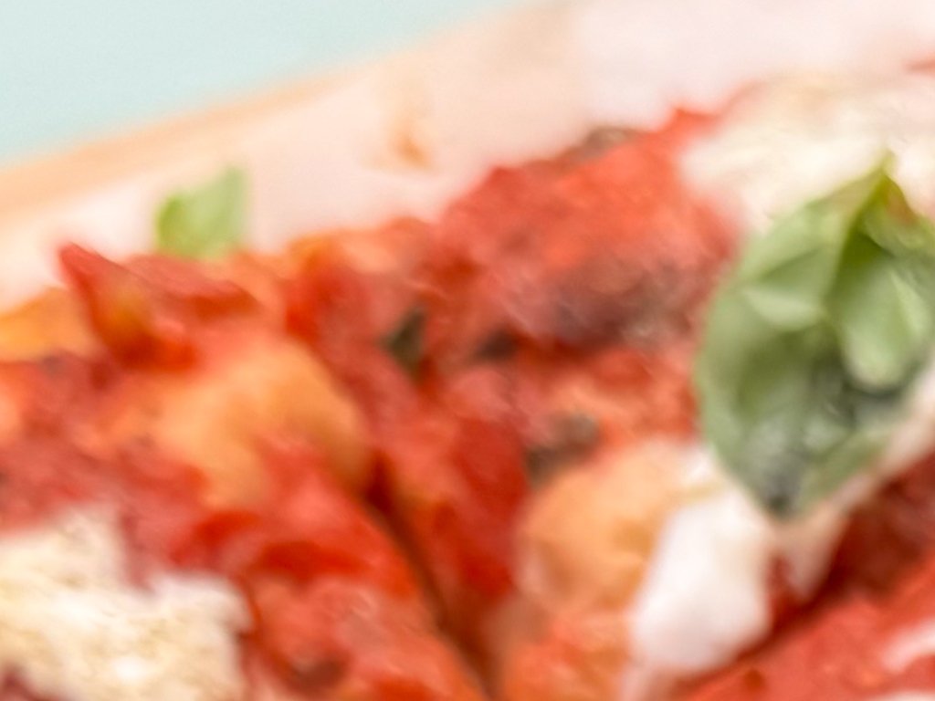 School Dinner Style Square Pizza