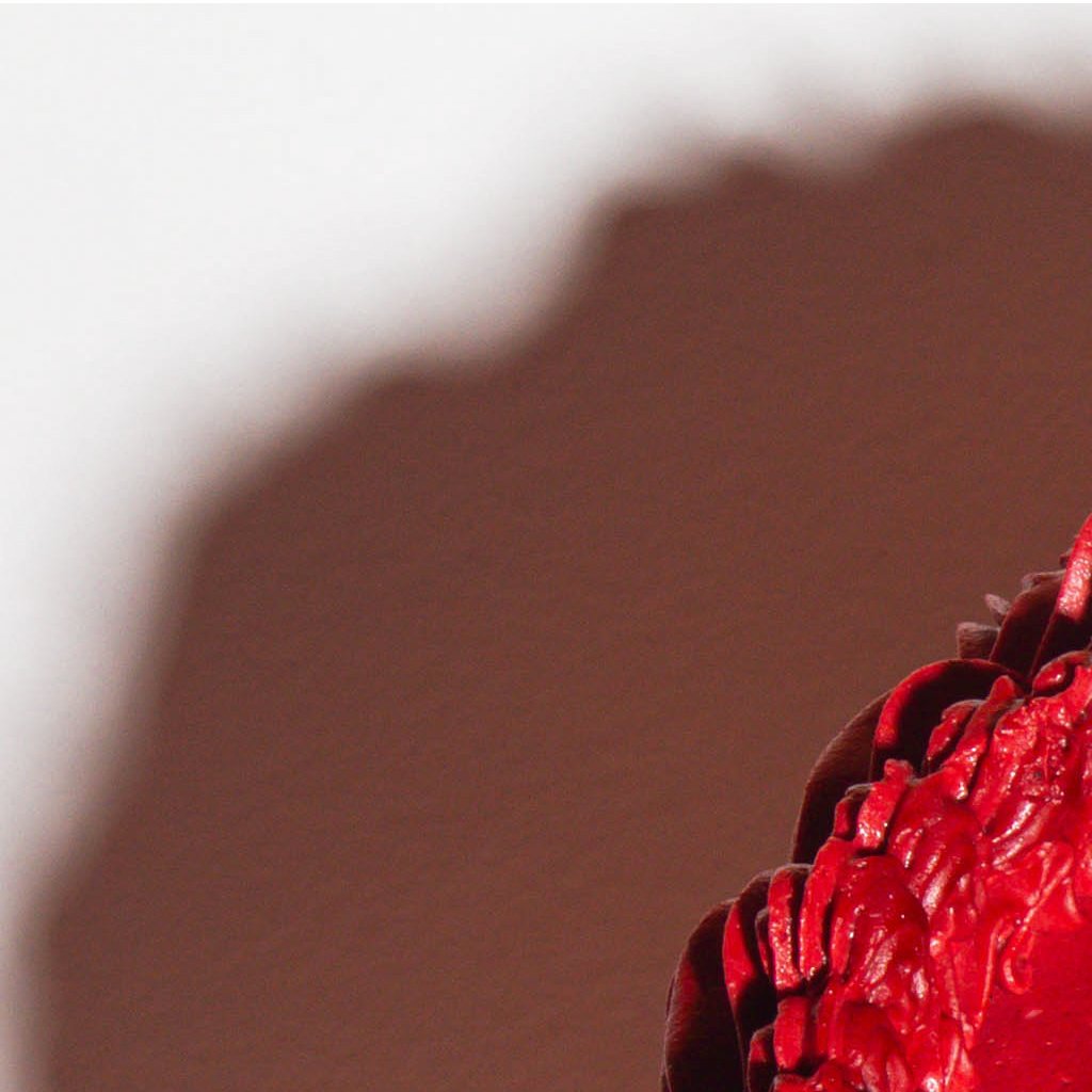 Black Cherry and White Chocolate Heart Cake