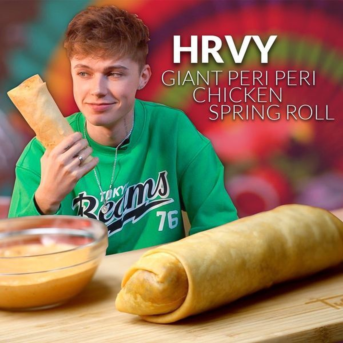 Giant Peri Peri Chicken Spring Roll Recipe | Twisted