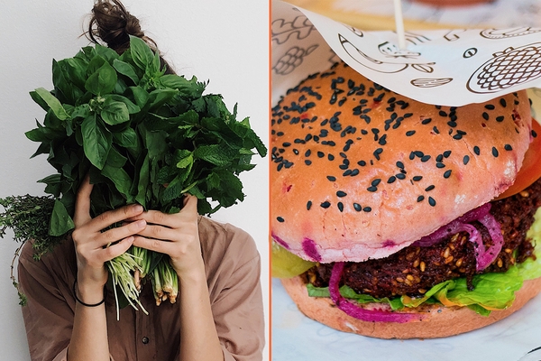 Vegetarian fast food (Credit: Pexels)