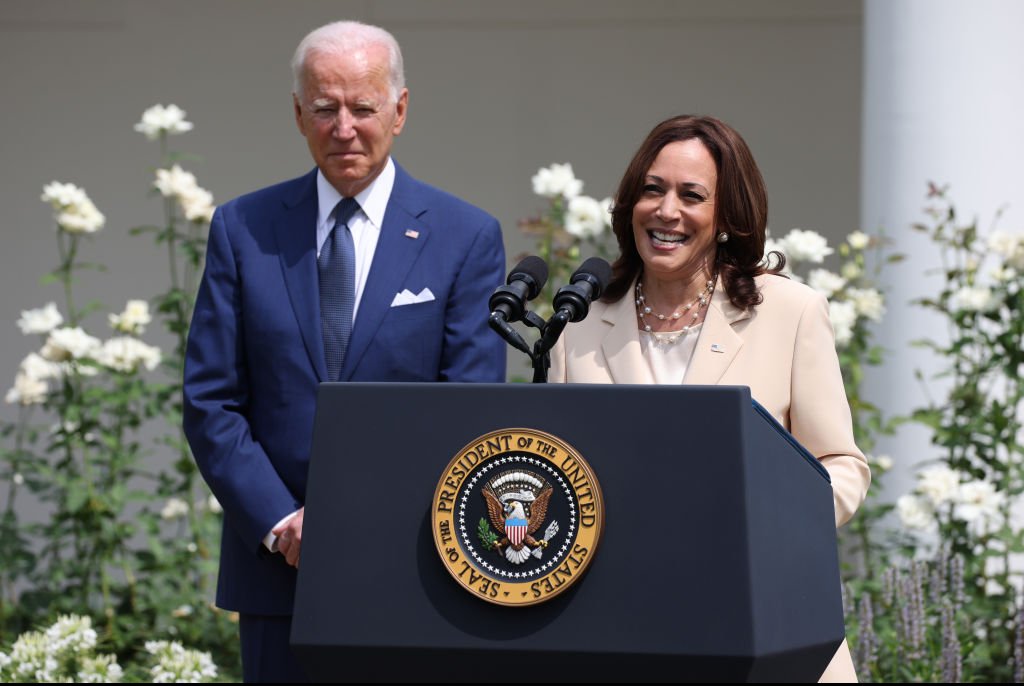 Joe Biden Kamala Harris. Credit: Anna Moneymaker / Getty