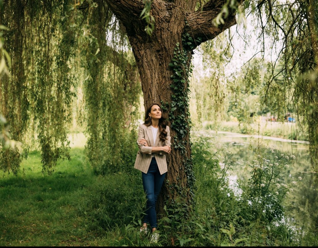 Princess Catherine shared a new photo of herself along with the update. Credit: KensingtonRoyal / X