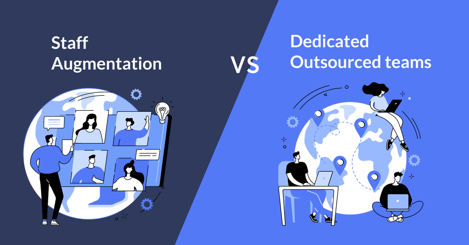 Staff Augmentation vs Dedicated Teams| Outsourcing Models